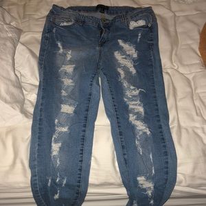 Ripped High Waisted Jeans